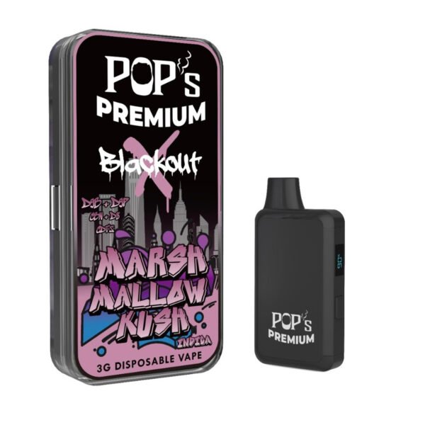 Pops Premium Blackout X 3G Disposable Vape Pen