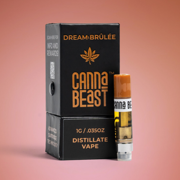 Canna Beast – Dream Brulee Delta-9 THC Vape Cartridge