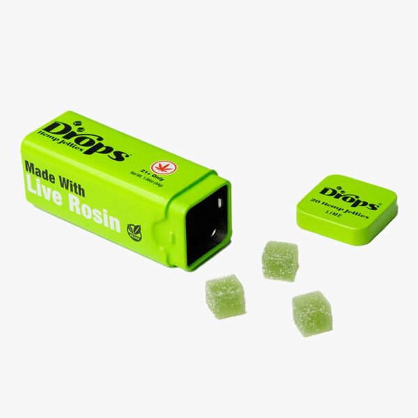 Drops Live Rosin Delta 9 THC Vegan Mini Jellies - Image 3