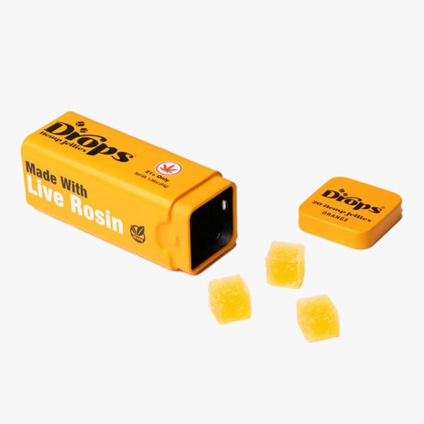Drops Live Rosin Delta 9 THC Vegan Mini Jellies - Image 4