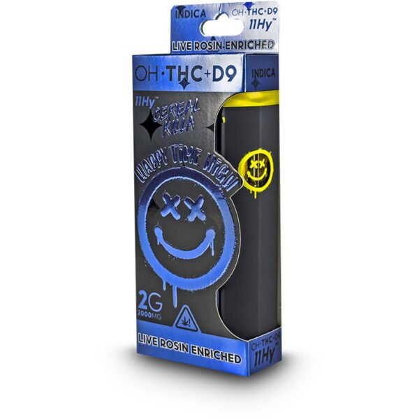 Happy Time High Delta 9 + 11-OH-THC Live Rosin Disposable Vape Pen