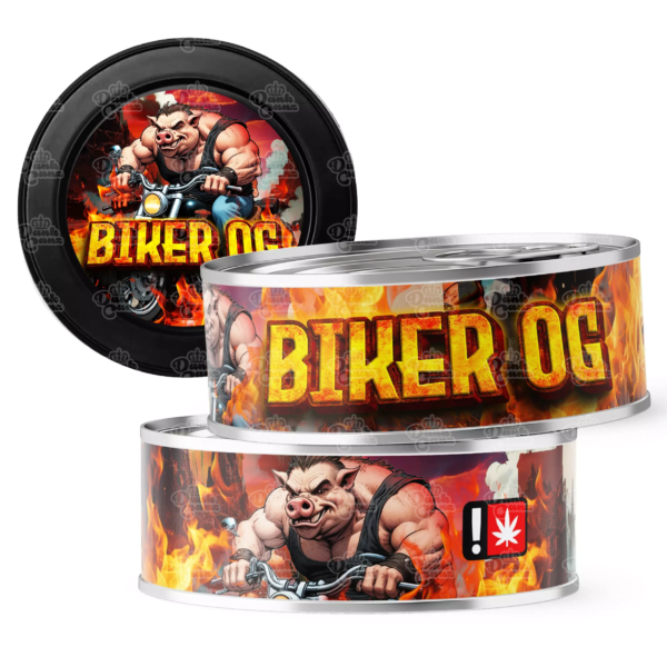 Biker OG strain 3.5g Cali Tins