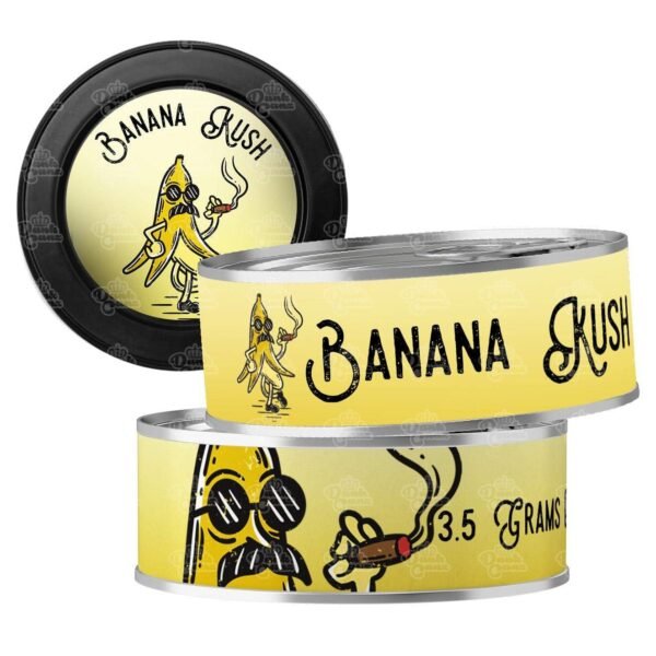 Banana Kush Strain 3.5g Cali Tins