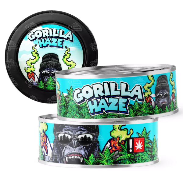 Gorilla Haze Strain 3.5g Cali Tins