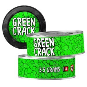 Green Crack Strain 3.5g Cali Tins